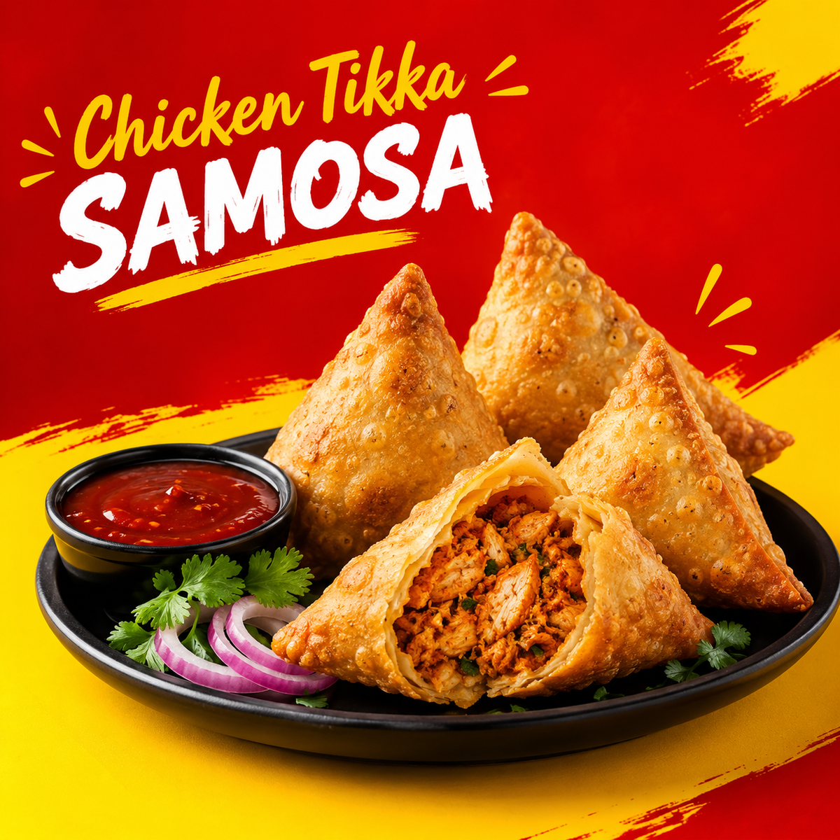 CHICKEN TIKKA SAMOSA
